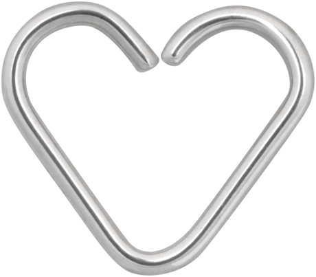 Steel-Continuous-Seamless-Heart-Ring