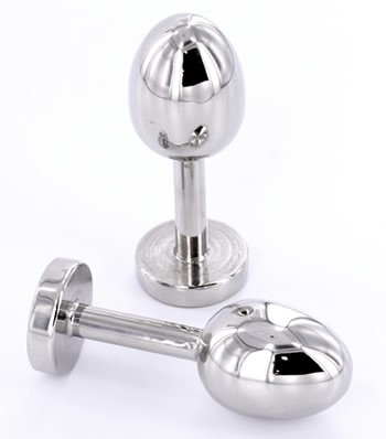 The HOLE HUGGER" - Butt Plug SOLID Stainless Steel"