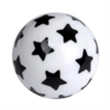 Acrylic-Threaded-Design-Ball-02---Black-Stars-On-White
