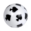 Acrylic-Threaded-Design-Ball-09---Black-Spade-On-White