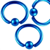 Anodised (färgad) Ball Closure Ring - Titan
