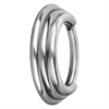 Concave Hinged Septum Ring - Steel