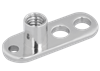 Dermal Anchor Stem - Three Hole Plate (2.0mm Hög)