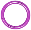 Anodised (färgad) Smooth Segment Ring - Titan