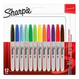 Sharpie Fine Marker - 12 pack färger