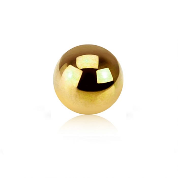 Gängad 18k Guld Kula (Ihålig)