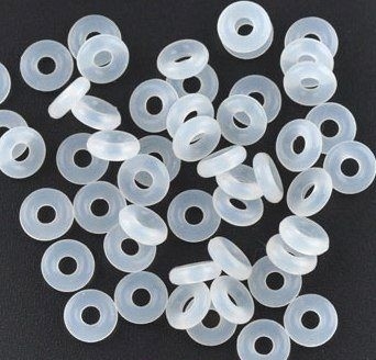 Silicone O-rings for tongue Retainers