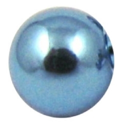 Product Image for Piercing toppar - Anodised/ Färgad Kula till Stavar - Titan, Ljusblå - Barbarella