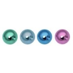 Anodized Titanium Clip-In Balls (Coloured/Färgade)