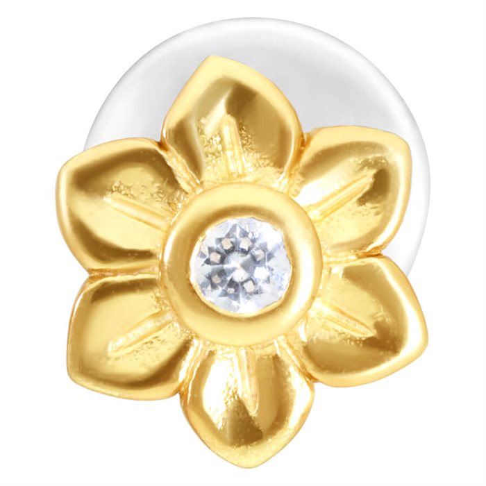 Golden Flower BioPlast® Push-fit Labret 