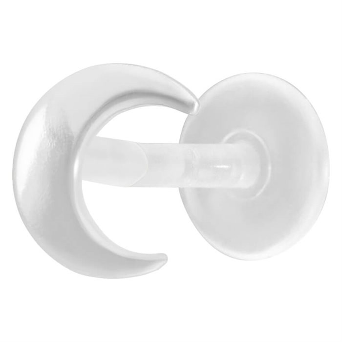 Silver Moon BioPlast® Push-fit Labret 