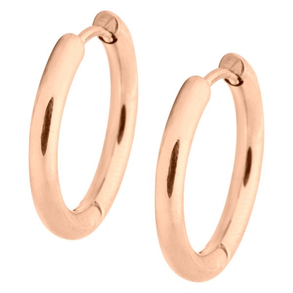 Rosé Hoops 14mm - Säljs i par