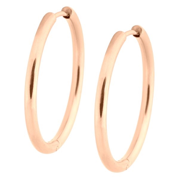 Rosé Hoops 25mm - Säljs i par