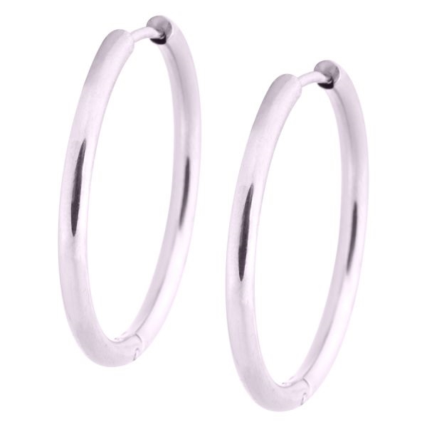 Small Steel Hoops - 25 mm (sold in pair)