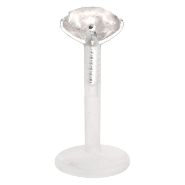 Big Crystal Bioplast® Push-fit Labret 