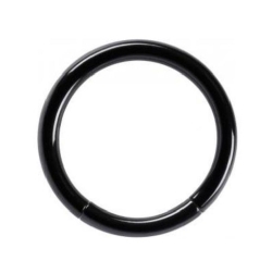 Smooth Segment Ring - Svart Titan