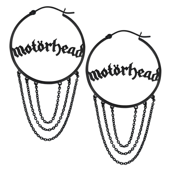Product Image for Öronpiercing - Motörhead Chain Black Hoops - Sold in Pair - Barbarella