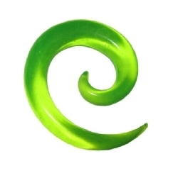 Grön Acrylic Candy Spiral