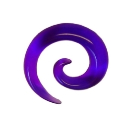 Lila Acrylic Candy Spiral 