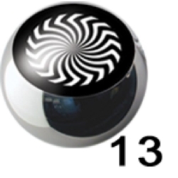 Product Image for Piercingring - Clip In Kula med Motiv - Stål - Barbarella