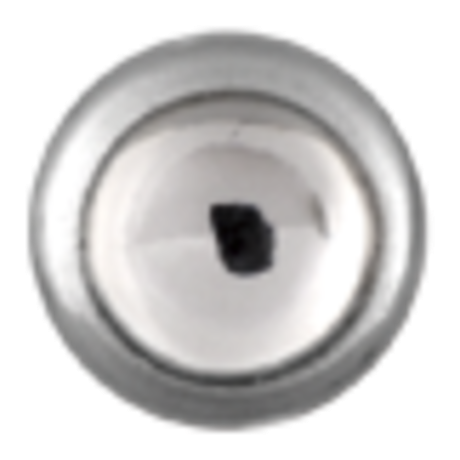 Product Image for Piercingring - Clip In Kula med Slät Sten - Stål, Vit Kristall - Barbarella