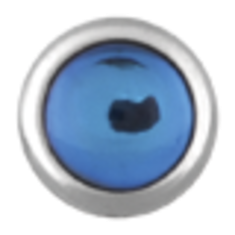 Product Image for Piercingring - Clip In Kula med Slät Sten - Stål, Safirblå - Barbarella