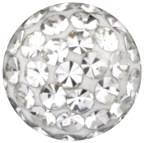 Product Image for Piercingring - Clip In Kula - Sealed Multi Jewelled Discoboll, Vit Kristall - Barbarella