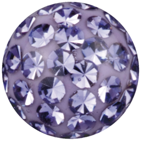 Product Image for Piercingring - Clip In Kula - Sealed Multi Jewelled Discoboll, Syrenlila - Barbarella