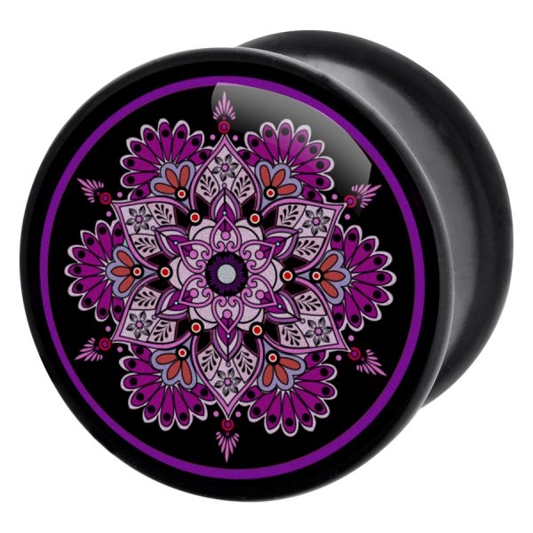 Flowery Purple Mandala Plugg