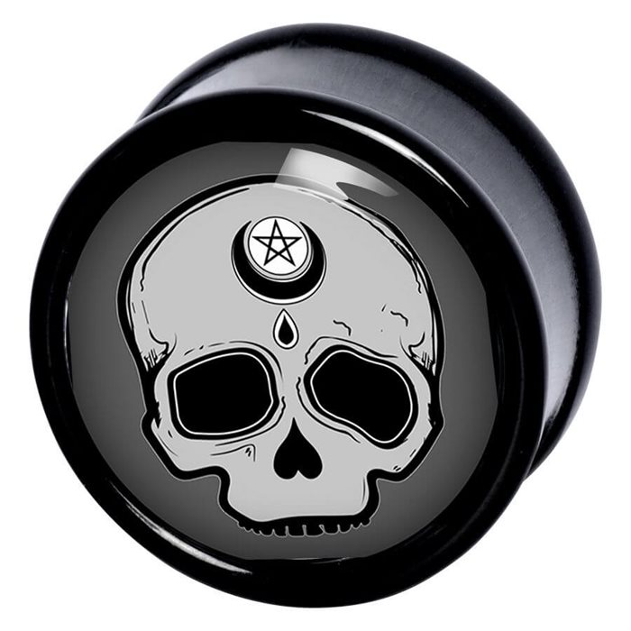 Pentagram Skull Plugg