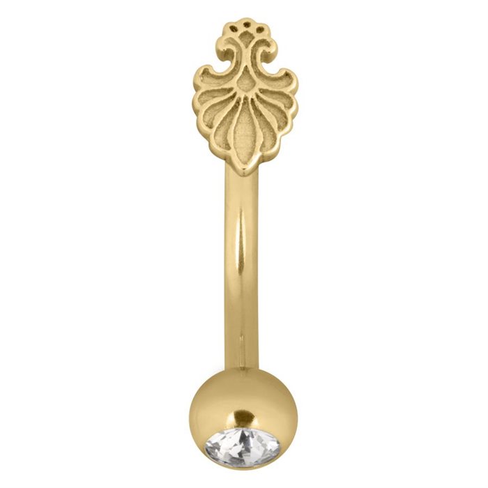 Baroque Fan Bananabell - Guld Stål