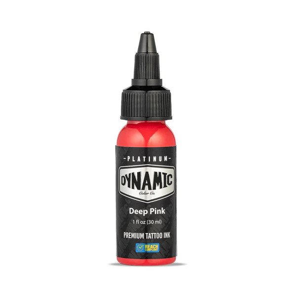 Dynamic Platinum Tattoo Ink - Deep Pink (30 ml)