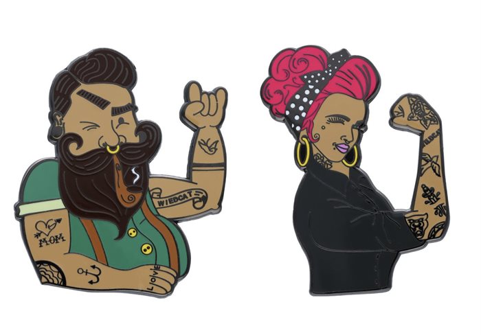 Tattoo Power Pins (set med 2st olika)