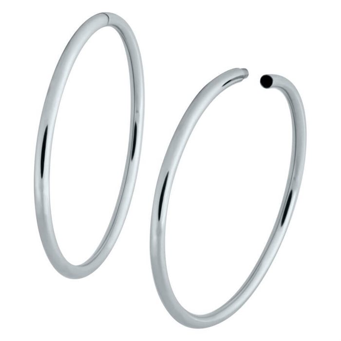 Stål Hoops 72mm - Säljs i par