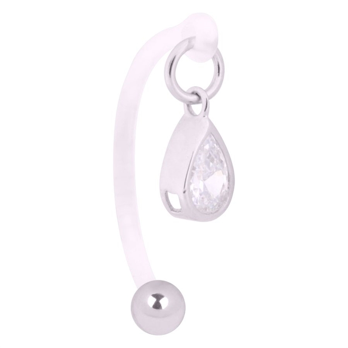 Intimsmycke/Navelpiercing med Droppe - Bioplast®