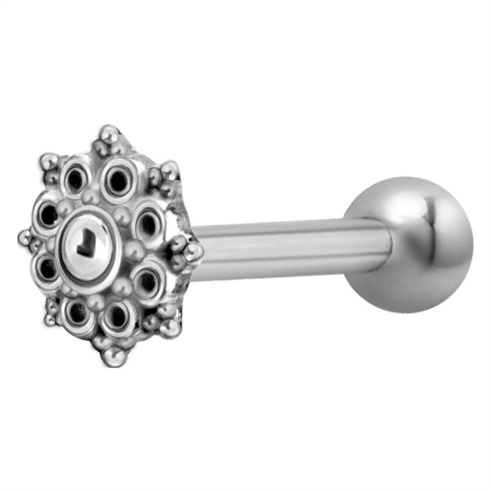 Mandala Earbarbell - Steel