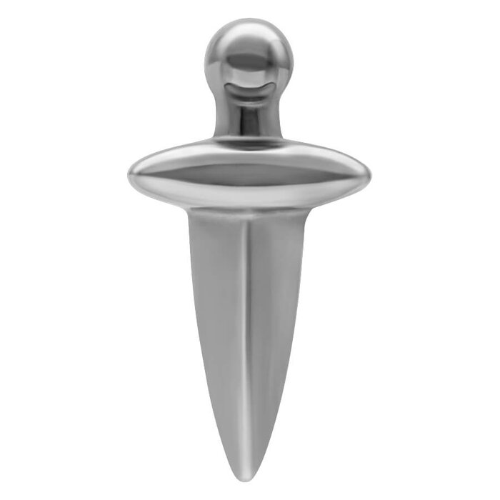 Product Image for Piercing toppar - Mini Dolk Invändigt Gängad Topp till 1, Titan - Barbarella