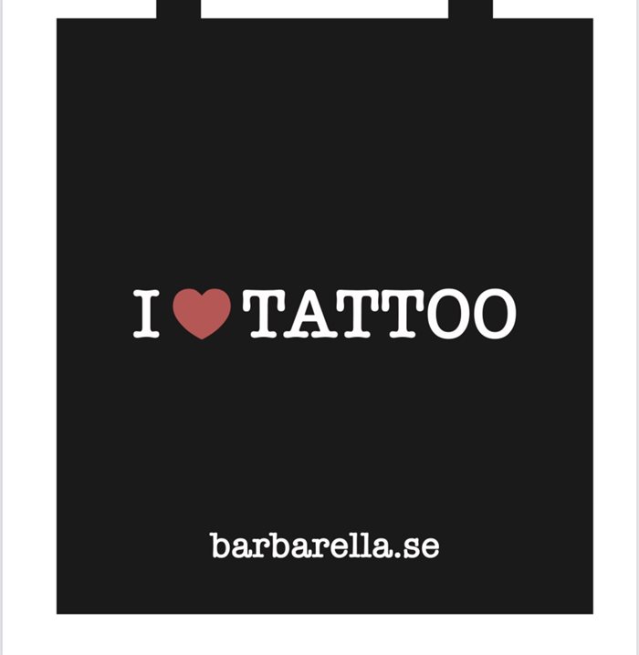 I Love Tattoo Non Woven Bag