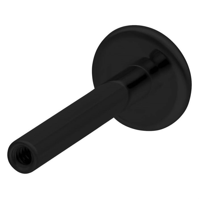 Svart Invändigt Gängad Labret Utan Kula - BYCG