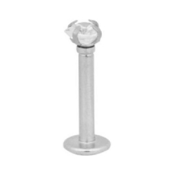 Invändigt Gängad Labret med 3mm Hjärtformad Sten