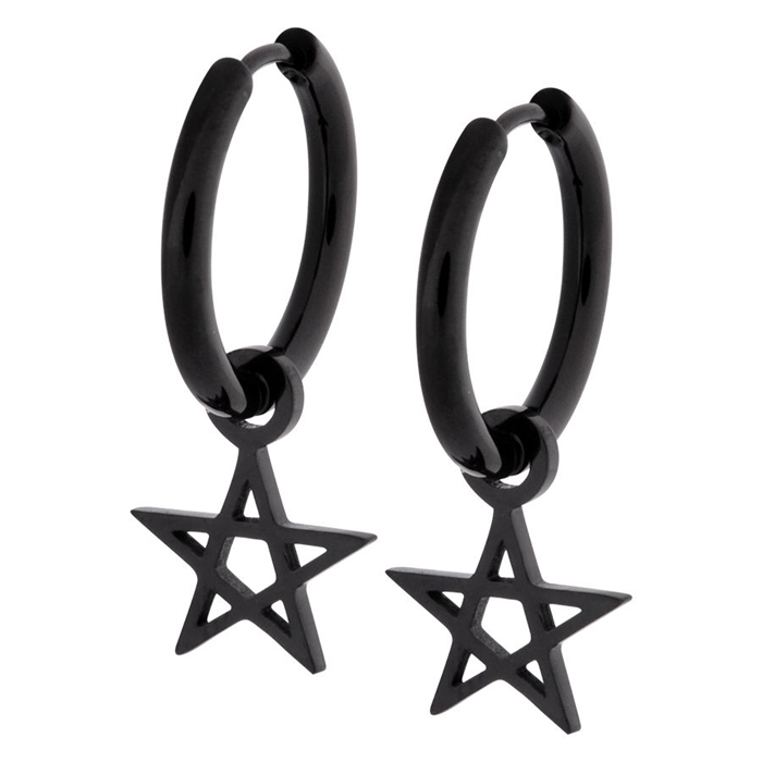 Pentagram Hoops - Säljs i par