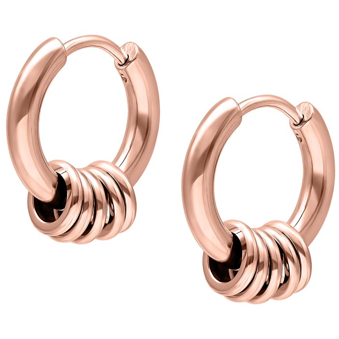 5 Rings Rosé Hoops - Säljs i par