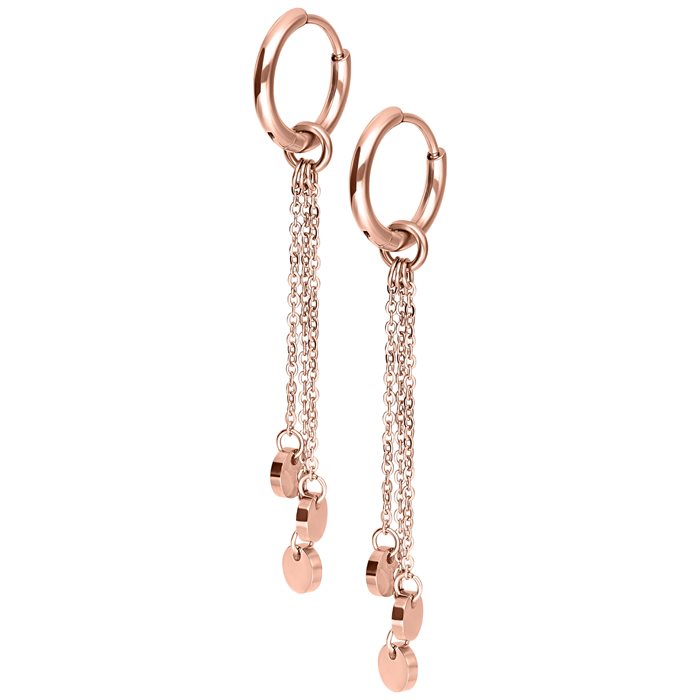 Confetti Hoops i Rosé - Säljs i par