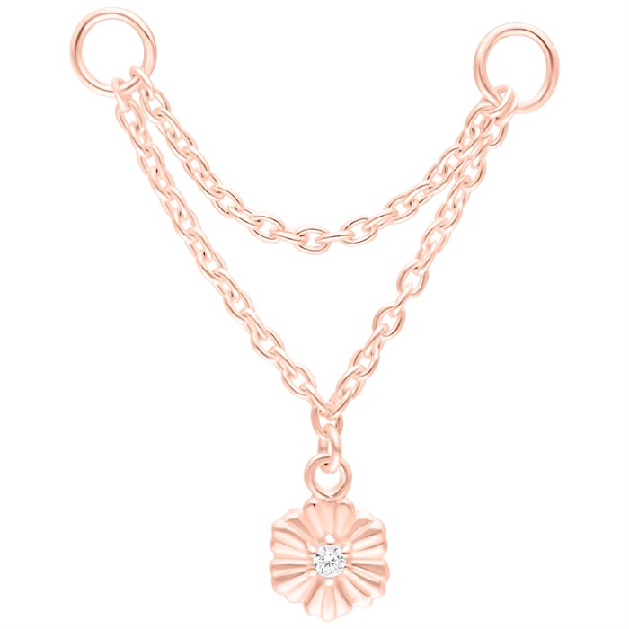 Piercing Connection Chain - Rosé Blomma