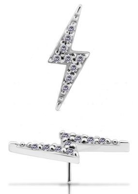 Cobalt Chromium Flash shaped Zirconia Disc for Threadless Push Pin Stems