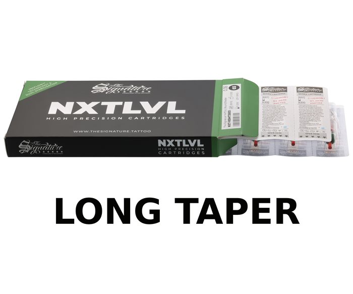 The Signature® - Round Shader Long Taper Cartridges (10-pack)