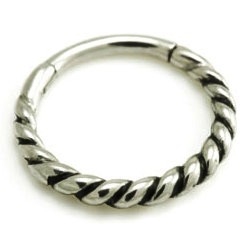 Product Image for Septumpiercing - Twisted Rope Clicker - Stål - Barbarella