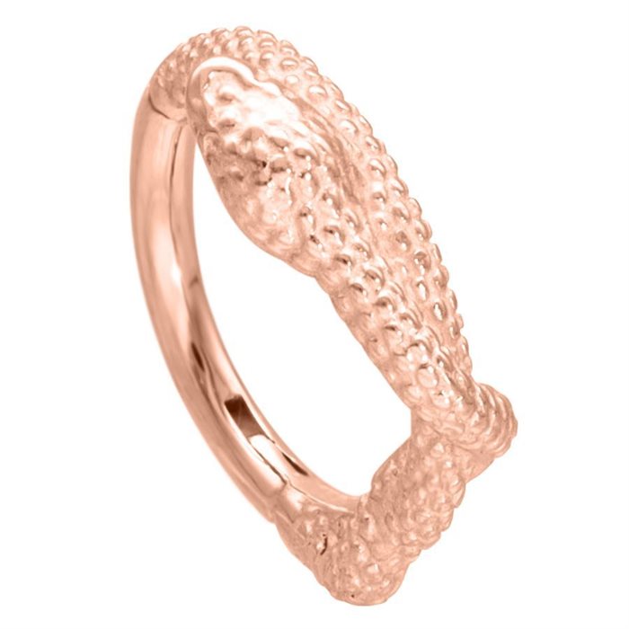 Snake Hinged Clicker - Rosé Stål