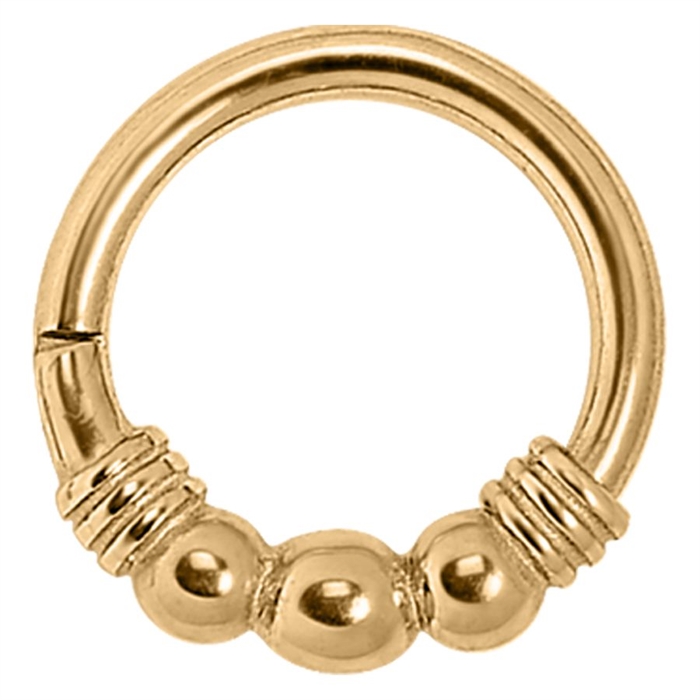 Esmeralda Hinged Ring - Guld Stål