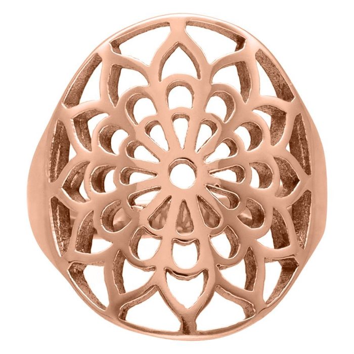 Boho Flower Fingerring Steel Roseline®